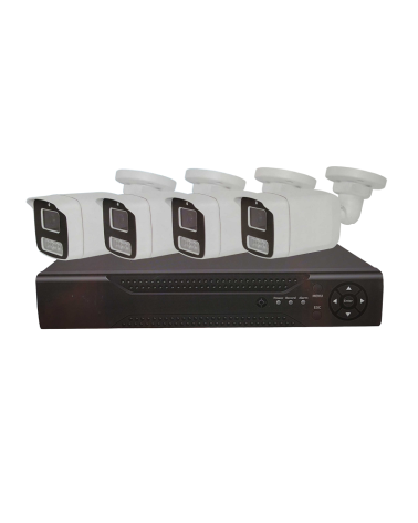 Καταγραφικό δικτύου με 4 κάμερες - CCTV Security Recording System - POE