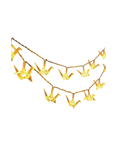 Ηλιακή γιρλάντα φωτισμού LED - Origami - 5m+1m - 20D - 152912 - Warm White