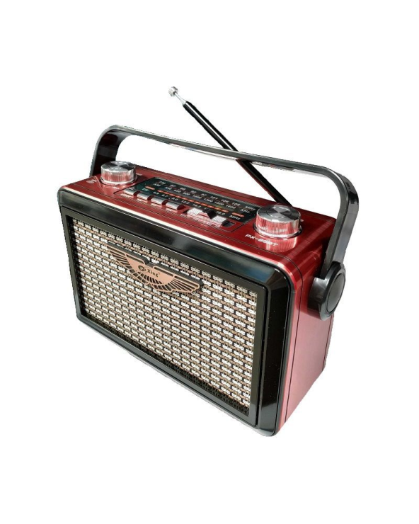 Επαναφορτιζόμενο ραδιόφωνο Retro - PX-85BT - 700857 - Red