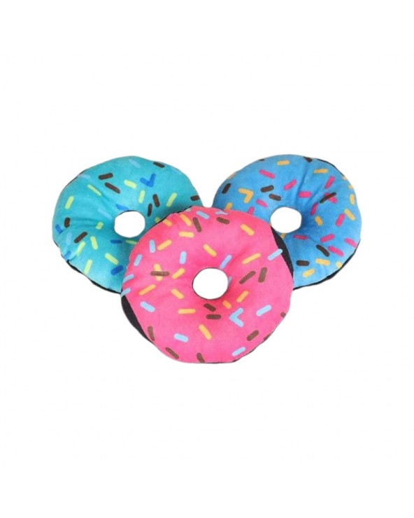 Λούτρινο παιχνίδι σκύλου Donut - 16cm - 12pcs