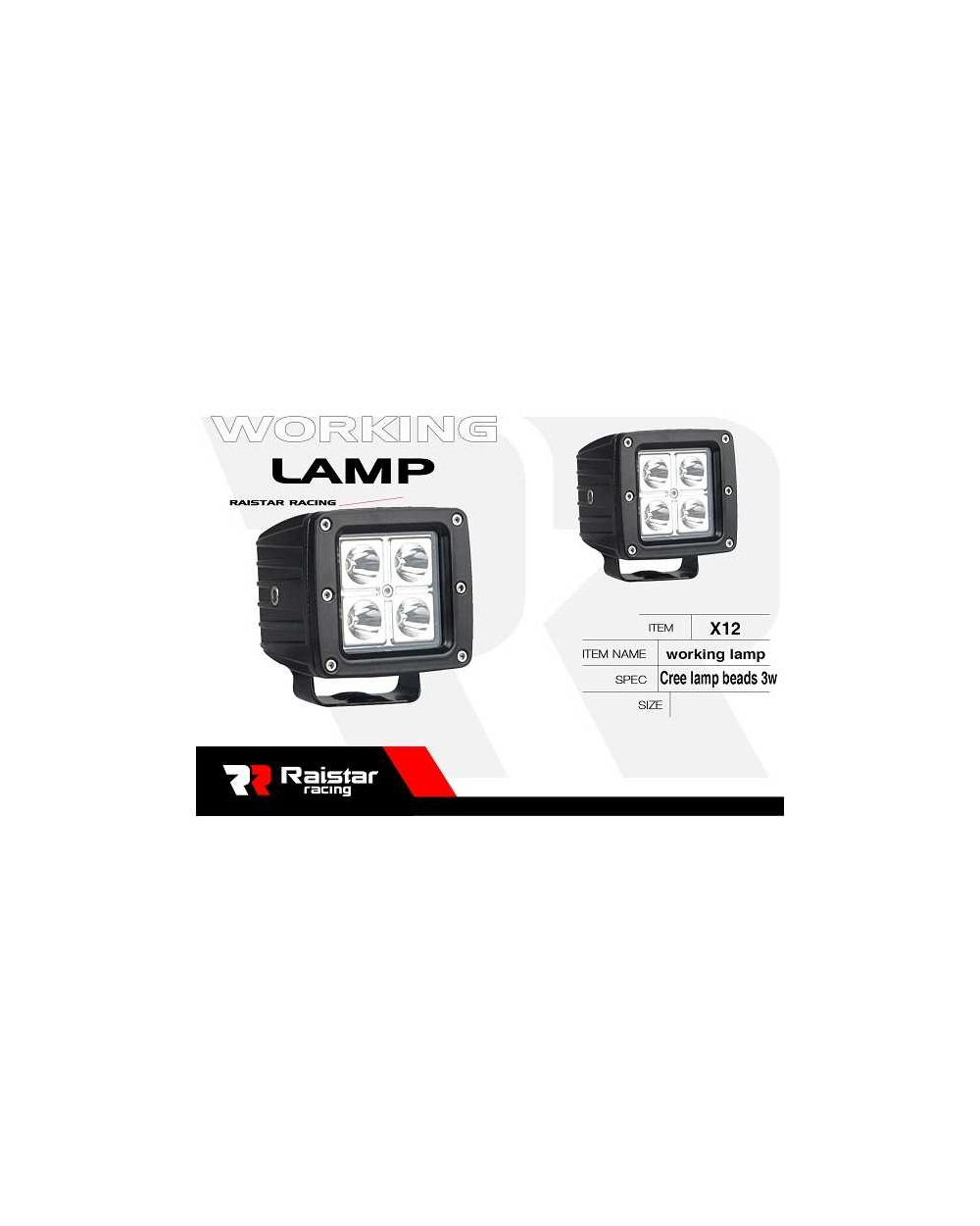 Προβολέας οχημάτων LED - R-D12601A-X12