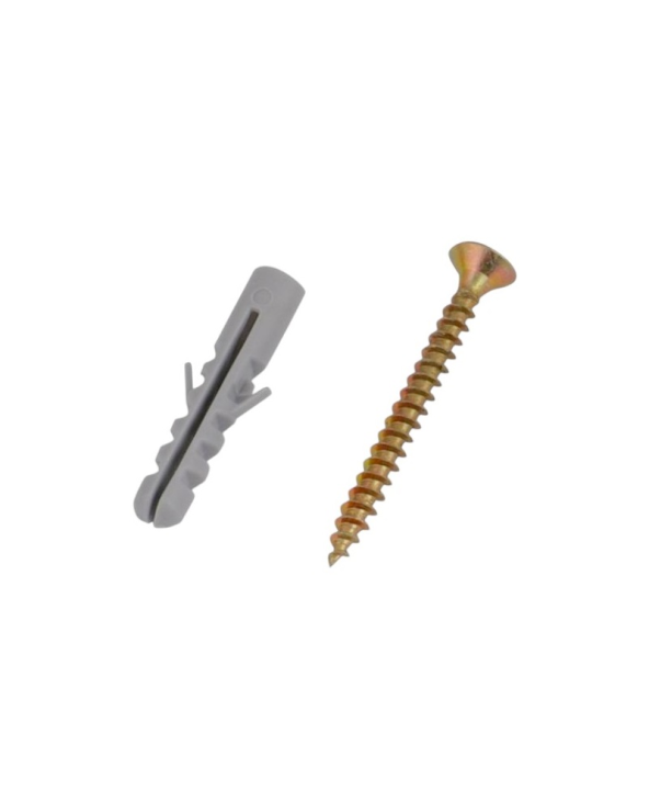 Βίδες με βύσματα - 4×40mm - E6 - Σετ 12 πακέτα των 14 ζευγαριών