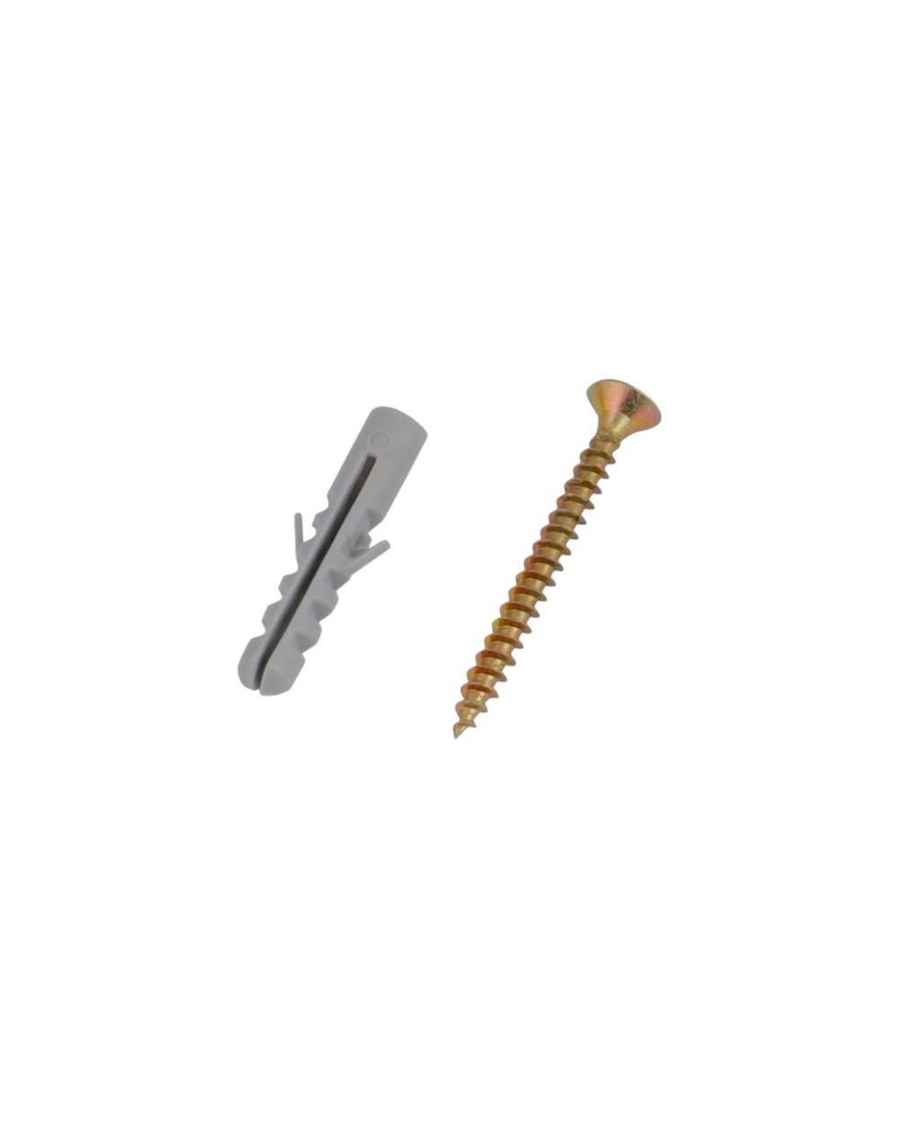 Βίδες με βύσματα - 4×25mm - E6 - Σετ 12 πακέτα των 24 ζευγαριών