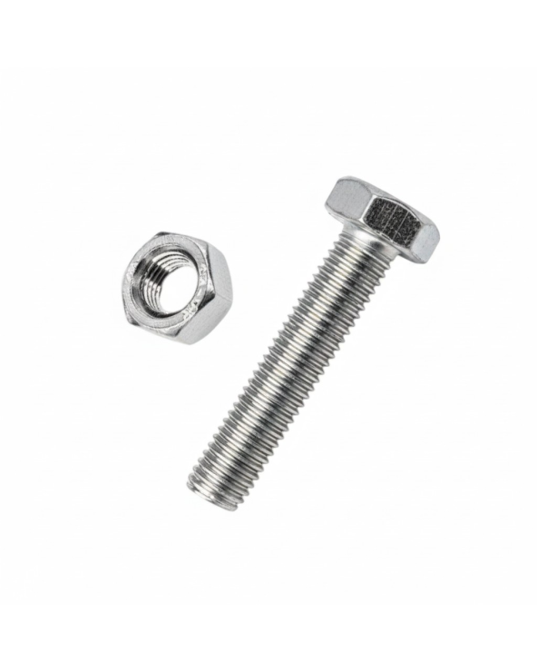 Εξάγωνη βίδα με παξιμάδι - M6×16mm+M6 - Σετ 12 πακέτα των 10 ζευγαριών