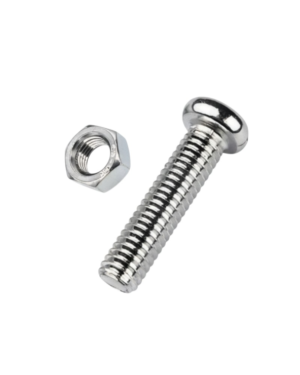 Βίδα σταυρός με παξιμάδι - 8mmx50mm+M8 - Σετ 12 πακέτα των 4 τεμαχίων