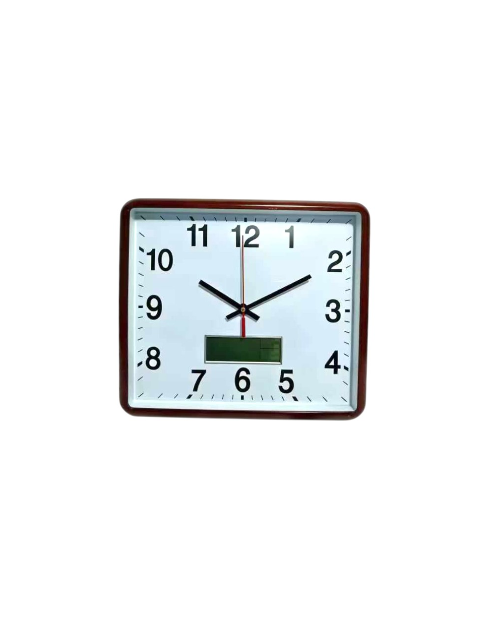 Ρολόι τοίχου με ψηφιακή οθόνη - F3303YJ-M - 330307 - Dark Brown