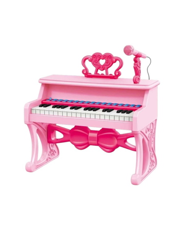 Παιδικό πιάνο mini με μικρόφωνο - 328-6337 - 233101 - Pink
