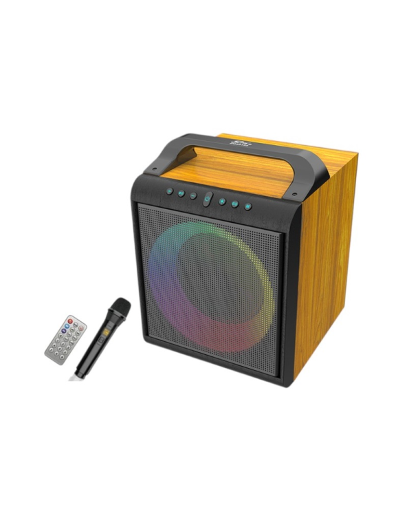 Φορητό ηχείο subwoofer με μικρόφωνο Karaoke - ZQS6155 - 160125 - Brown
