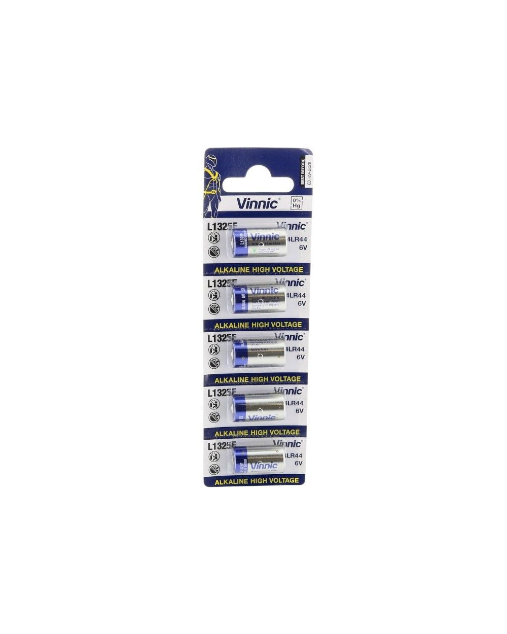 Αλκαλικές μπαταρίες - L1325E - 4LR44 - 6V - 5pcs