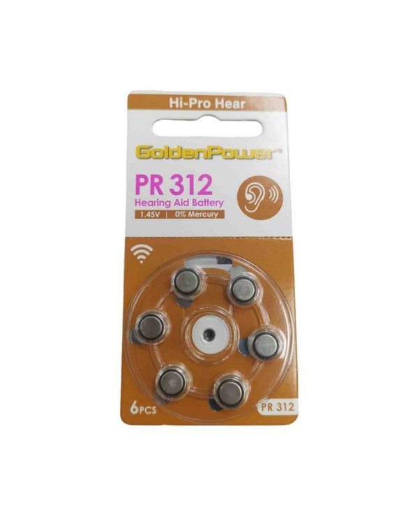Μπαταρίες ακουστικών βαρηκοΐας - PR312 - 1.45V