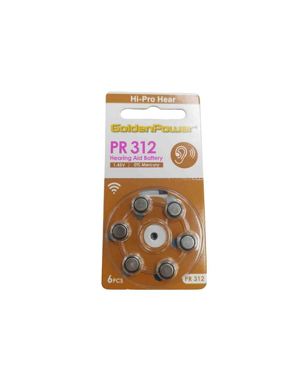 Μπαταρίες ακουστικών βαρηκοΐας - PR312 - 1.45V