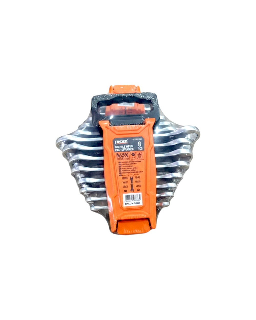 Σετ κλειδιά γερμανικά - 6x7-20x22mm - 8pcs - Finder