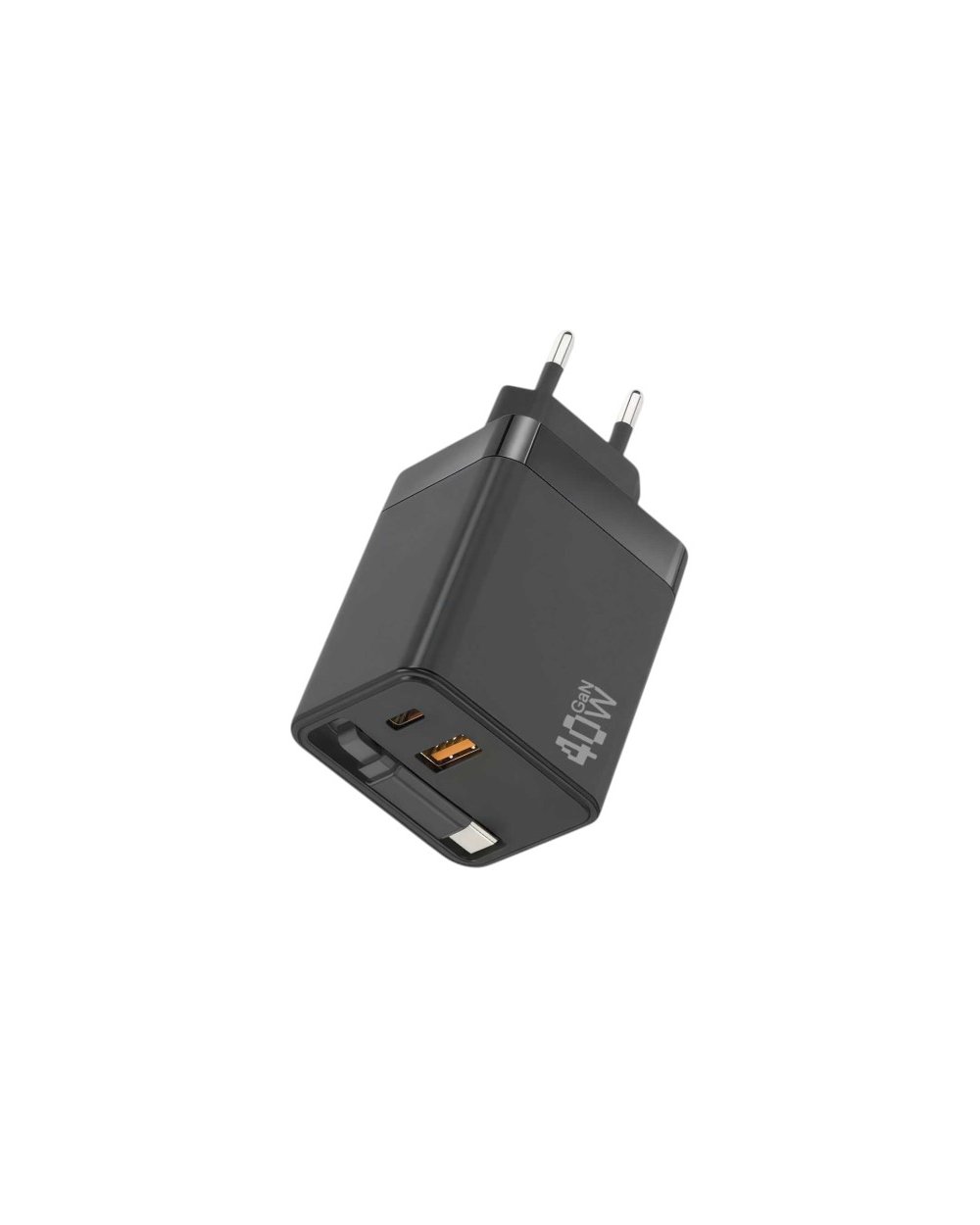Αντάπτορας φόρτισης με καλώδιο Type-C & 2 θύρες USB-A & Type-C - Fast Charge - 40W - DS65