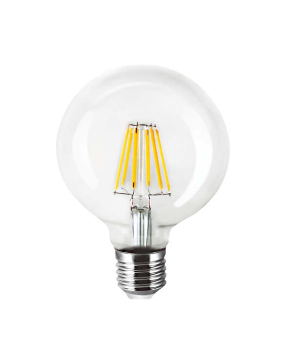 Λάμπα LED Filament φούσκα - G80 - Ε27 - 4W