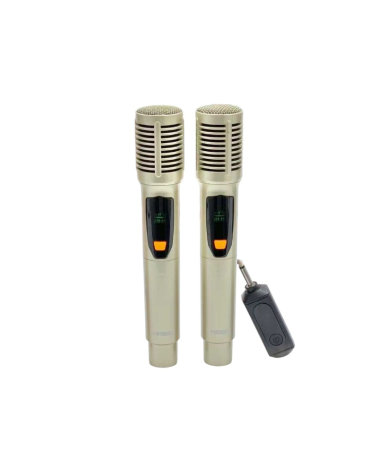 Σετ 2 ασύρματα μικρόφωνα - KMS-903MC - 509038 - Gold