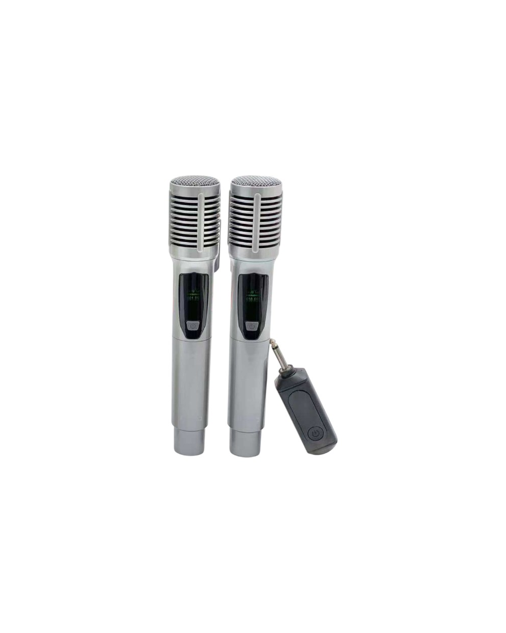Σετ 2 ασύρματα μικρόφωνα - KMS-903MC - 509038 - Silver
