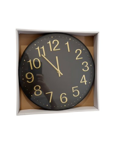 Ρολόι τοίχου - 732 - 130208 - Black/Gold