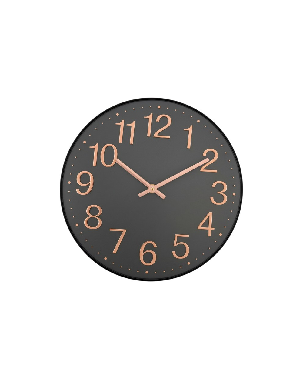 Ρολόι τοίχου - 732 - 130208 - Black/Rose Gold