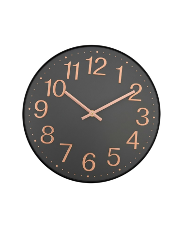 Ρολόι τοίχου - 732 - 130208 - Black/Rose Gold