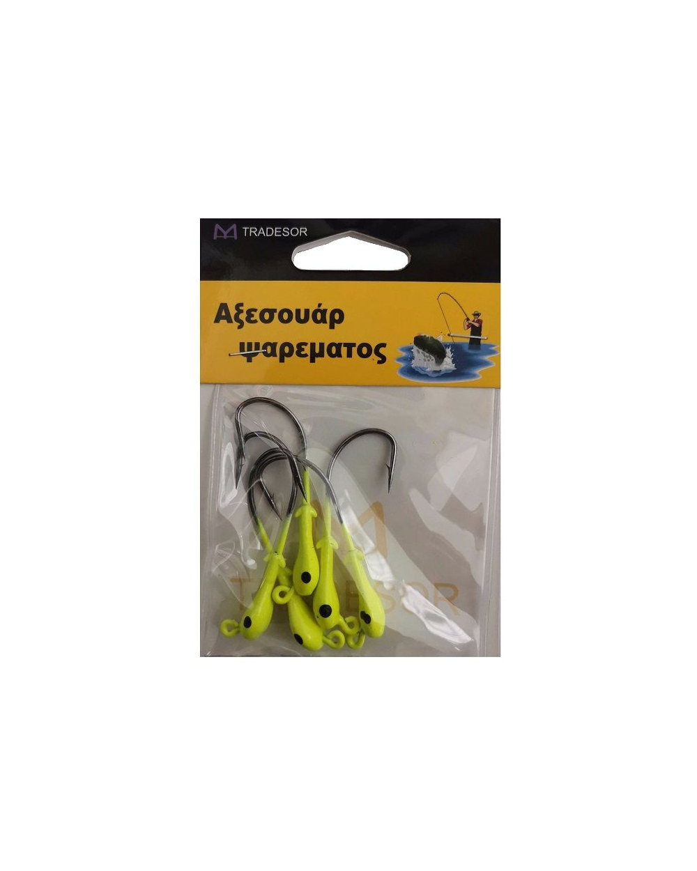 Μολυβοκεφαλές με αγκίστρι - 3.5gr - 5pcs