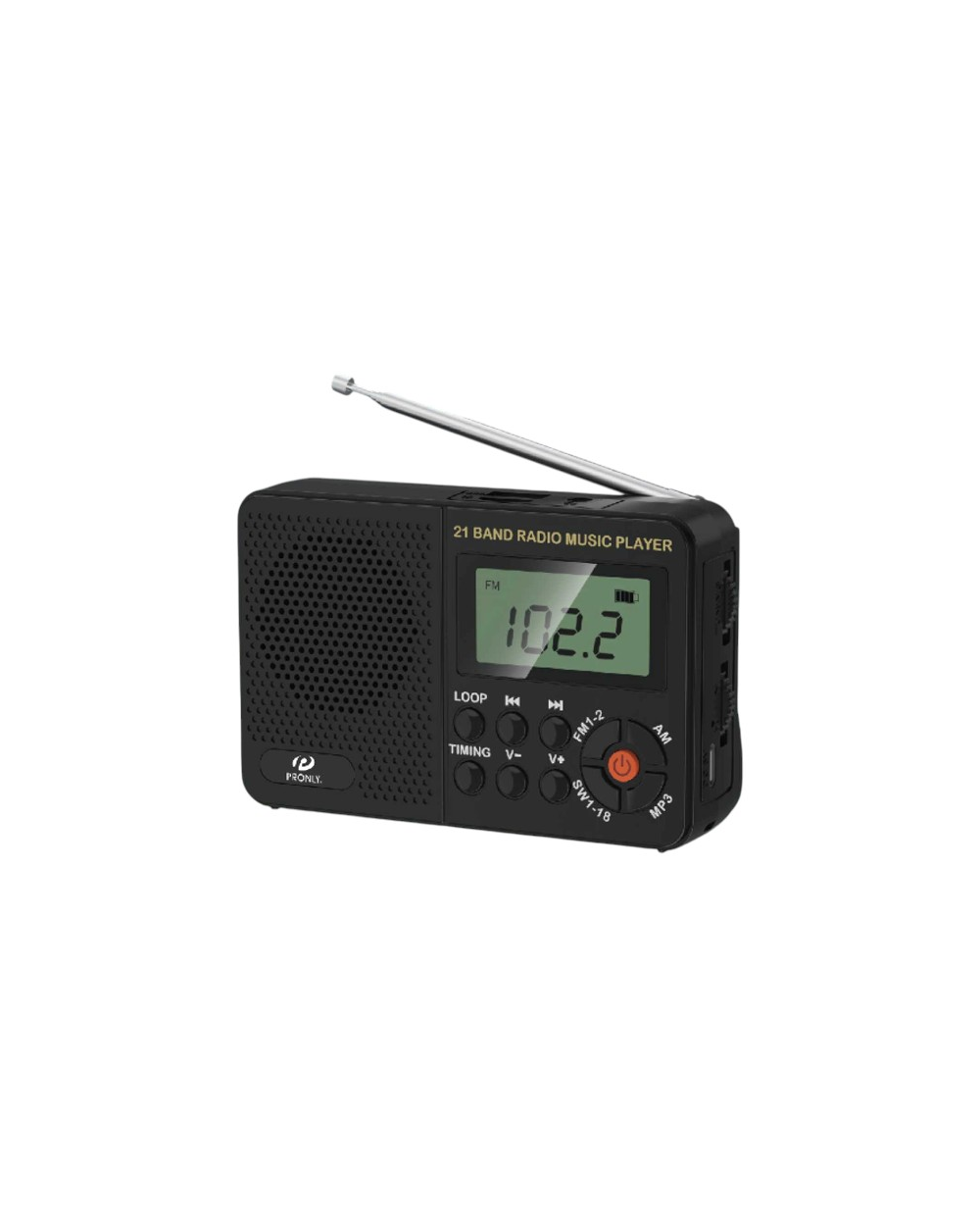 Επαναφορτιζόμενο ραδιόφωνο με Bluetooth - PR-513BT