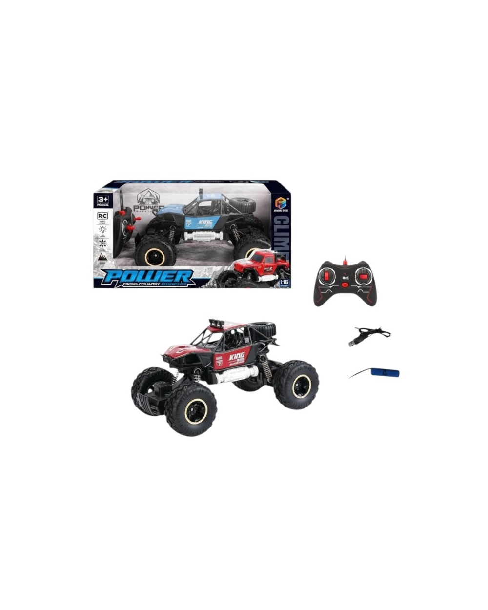 Τηλεκατευθυνόμενο αυτοκίνητο Τζιπ - Off Road - RZ662-34B