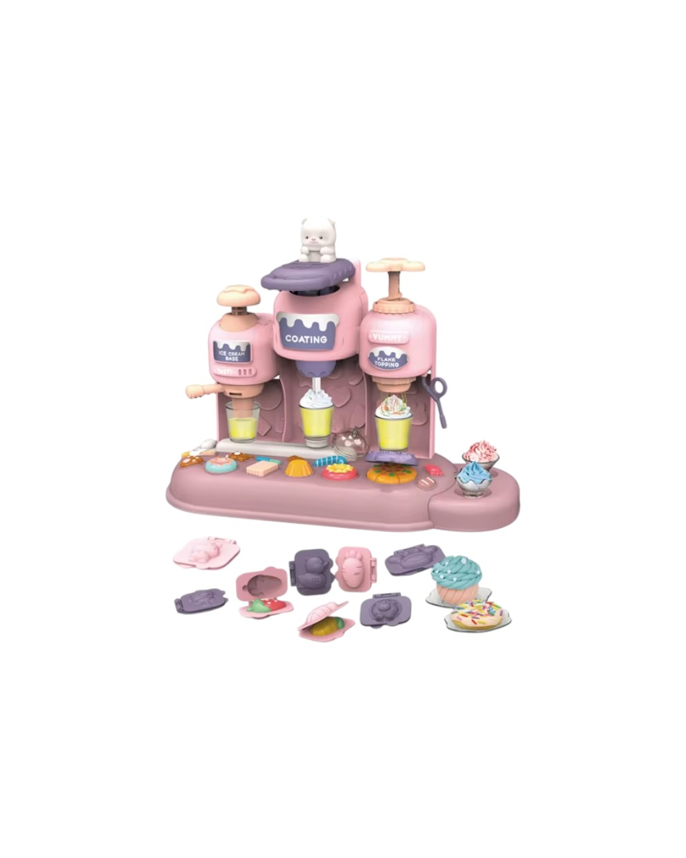Σετ κατασκευών DIY με πλαστελίνη - Ice Cream - 1006-2