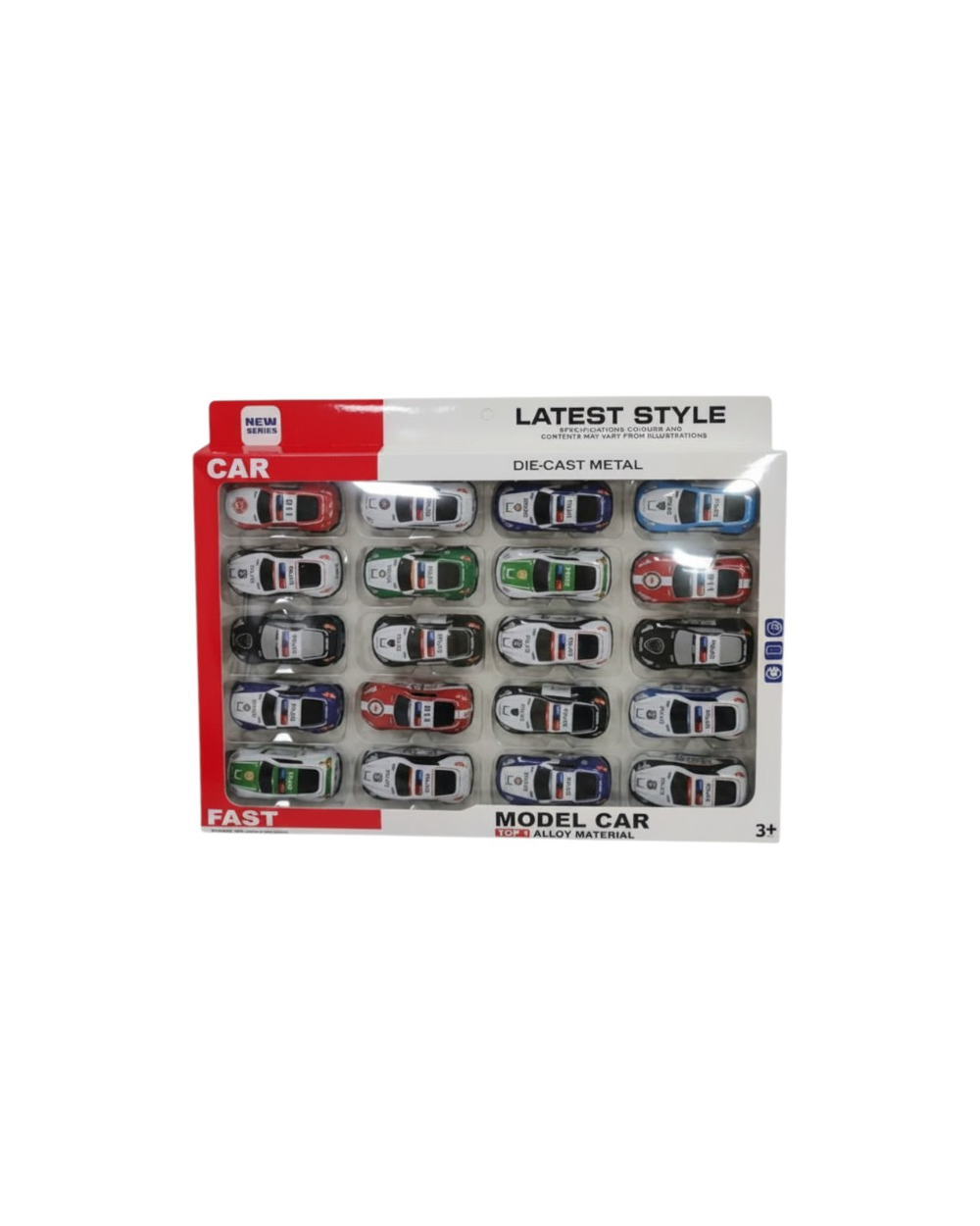Σετ μεταλλικά αυτοκινητάκια - 20pcs - A20-3