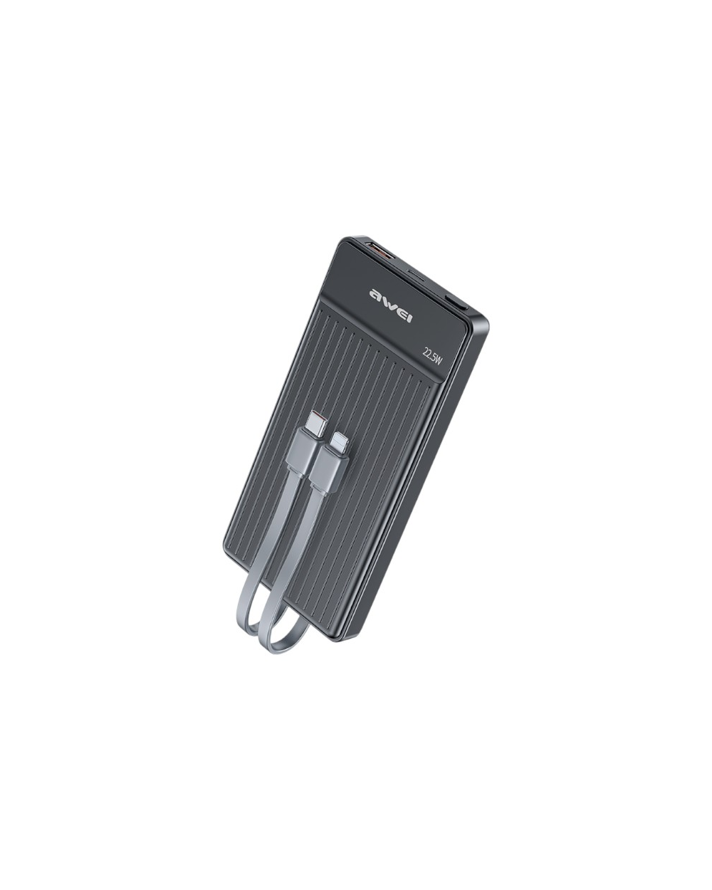Powerbank - 2in1 - Type-C & Lightning - P88K - 10.000mah - 22.5W - AWEI - 007481 - Black