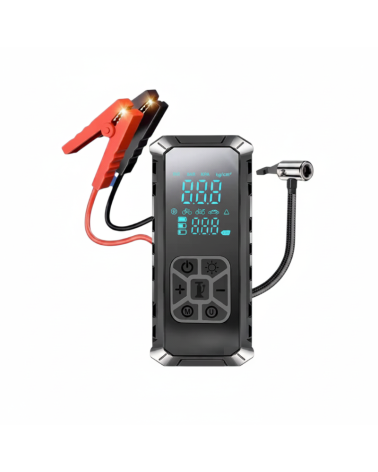 Εκκινητής μπαταρίας οχημάτων Jump Starter με αεροσυμπιεστή - A82 - 8000mA