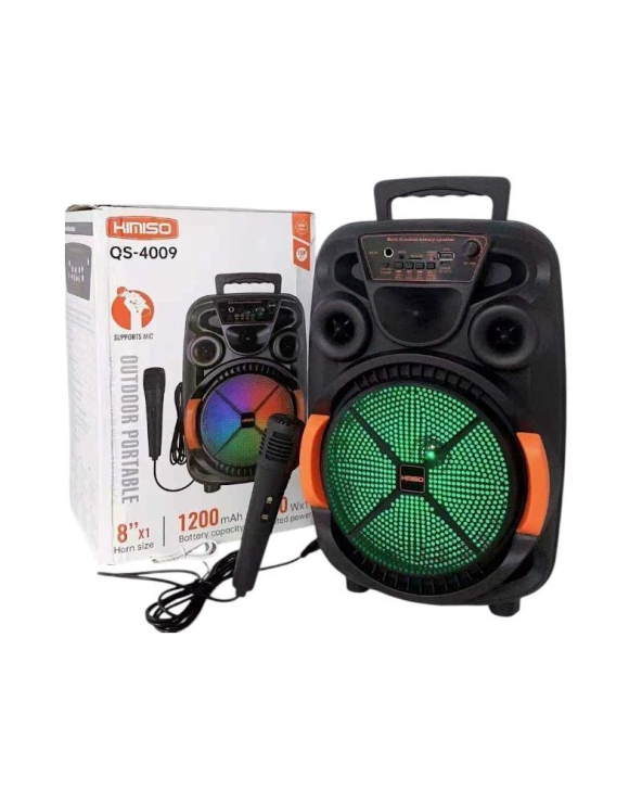Φορητό ηχείο subwoofer με μικρόφωνο Karaoke - QS-4009
