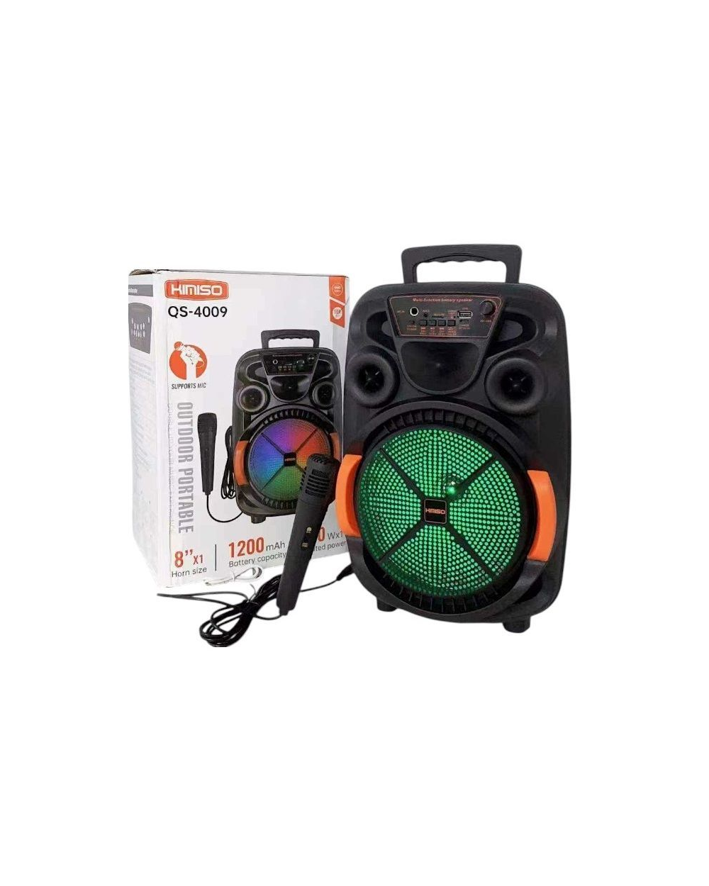 Φορητό ηχείο subwoofer με μικρόφωνο Karaoke - QS-4009