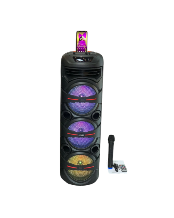 Φορητό ηχείο subwoofer με μικρόφωνο Karaoke - QS-8208 - KMS
