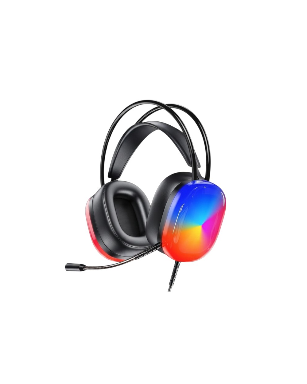 Ενσύρματα ακουστικά - LED RGB Headphones - GM-11 - AWEI - 260851 - Black