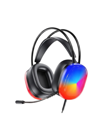 Ενσύρματα ακουστικά - LED RGB Headphones - GM-11 - AWEI - 260851 - Black