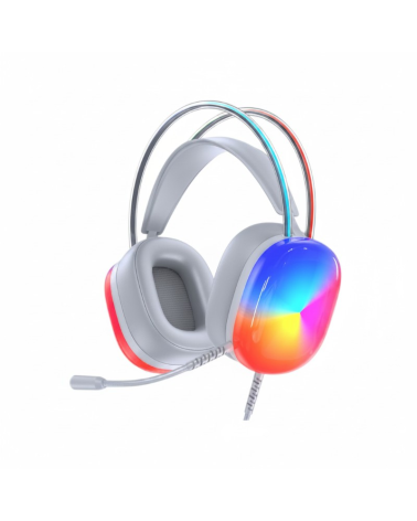 Ενσύρματα ακουστικά - LED RGB Headphones - GM-11 - AWEI - 260868 - Grey