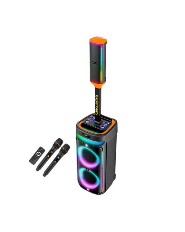 Φορητό ηχείο subwoofer με 2 μικρόφωνα Karaoke - WGY-SZ8809