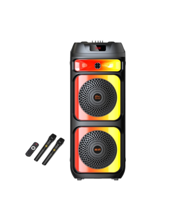 Φορητό ηχείο subwoofer με 2 μικρόφωνα Karaoke - ZQS-10225