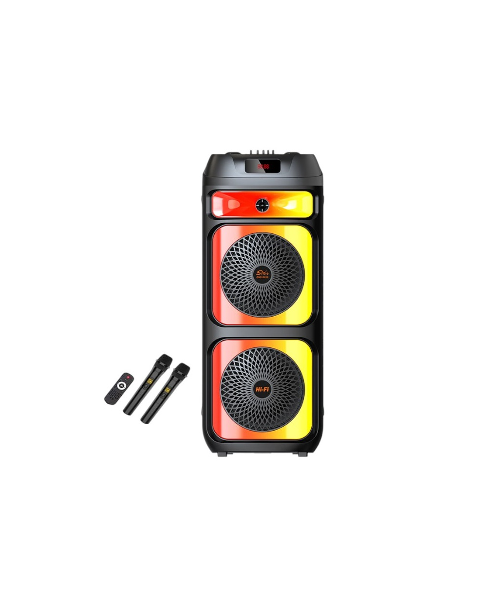 Φορητό ηχείο subwoofer με 2 μικρόφωνα Karaoke - ZQS-10225