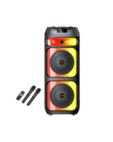Φορητό ηχείο subwoofer με 2 μικρόφωνα Karaoke - ZQS-10225