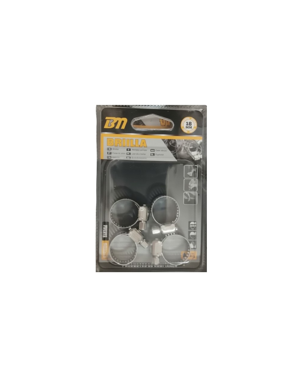 Σφιγκτήρες σωλήνων - 20mm/23mm/25mm - Σετ 12 πακέτα των 6 τεμαχίων