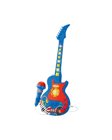 Παιδική ηλεκτρονική κιθάρα με μικρόφωνο - 53502