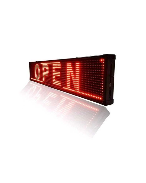 Πινακίδα LED WIFI - 103x23cm - RED