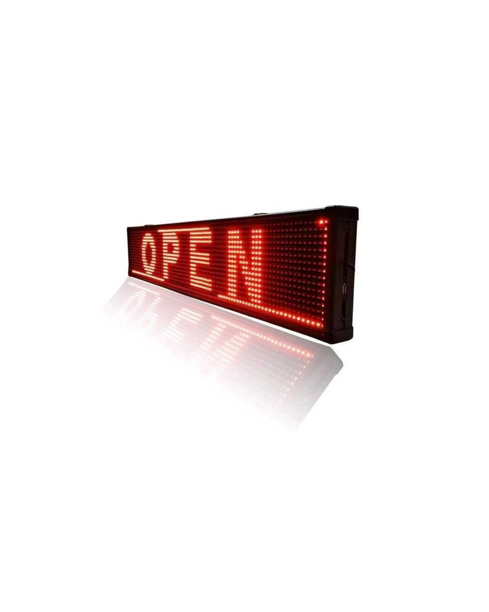 Πινακίδα LED WIFI - 103x23cm - RED