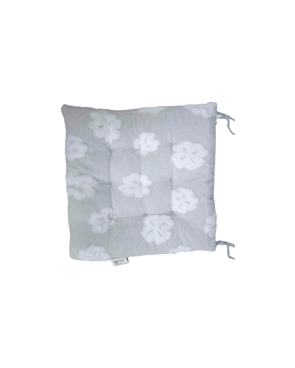 Μαξιλάρι καρέκλας γούνινο - 40x40cm - 571526 - Grey