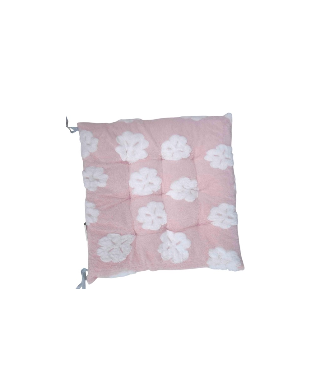 Μαξιλάρι καρέκλας γούνινο - 40x40cm - 571526 - Pink