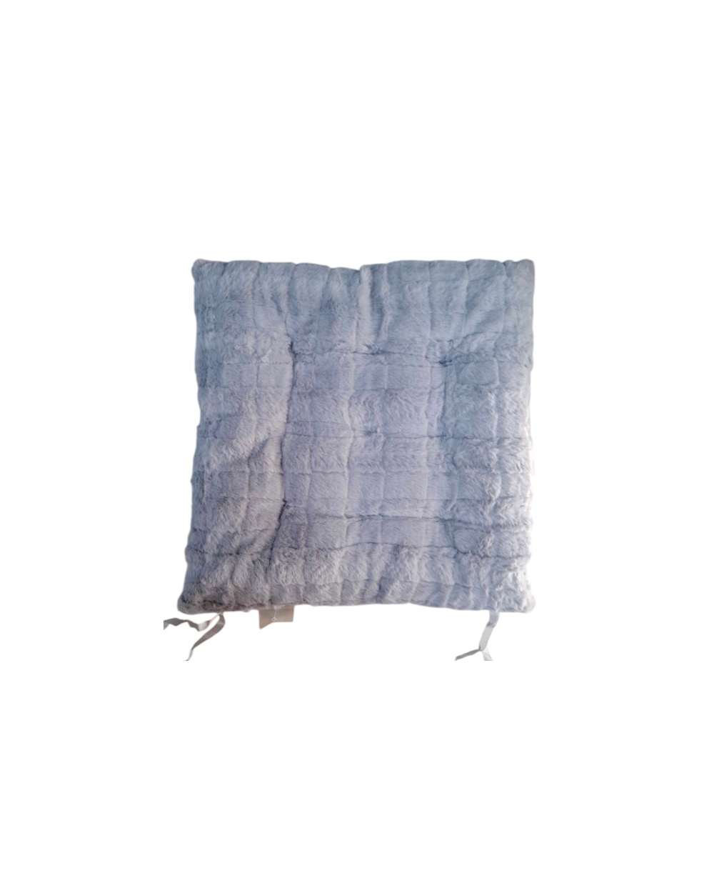 Μαξιλάρι καρέκλας γούνινο - 35x35cm - 571527 - Grey