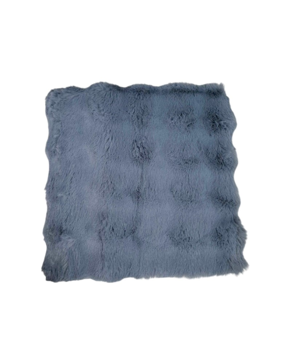 Μαξιλάρι καρέκλας γούνινο - 40x40cm - 571537 - Dark Grey