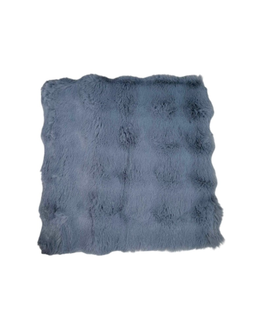 Μαξιλάρι καρέκλας γούνινο - 40x40cm - 571537 - Dark Grey