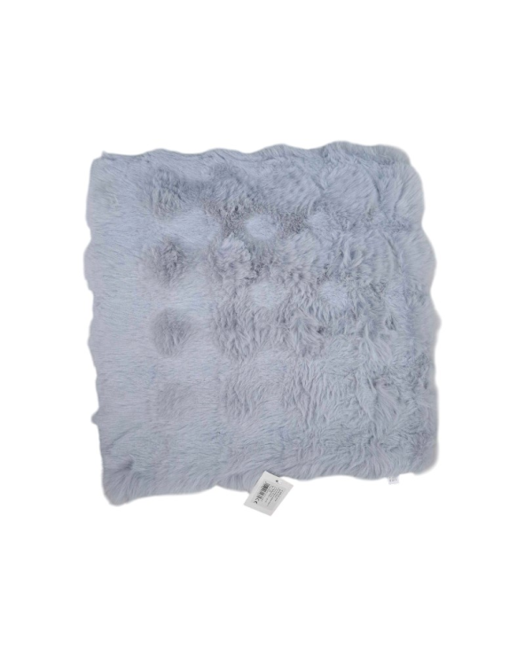 Μαξιλάρι καρέκλας γούνινο - 40x40cm - 571537 - Light Grey